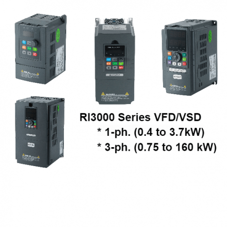 RI3000-2S Series (1-ph.) VSD/VFD